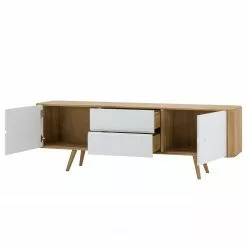 Studio Copenhagen Sideboard Loca I - Weiß / Wildeiche - Breite: 180 cm -Büromöbel Verkäufe 1000005255 50 GALLERYIMAGES P000000001000005255
