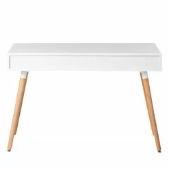 Mørteens Schreibtisch Mokre - Eiche teilmassiv - Weiß / Eiche -Büromöbel Verkäufe 1000008544 180912 13583004 GALLERYIMAGES P000000001000008544