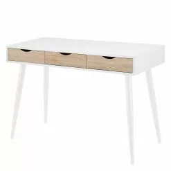 Mørteens Schreibtisch Dingus - Weiß / Eiche