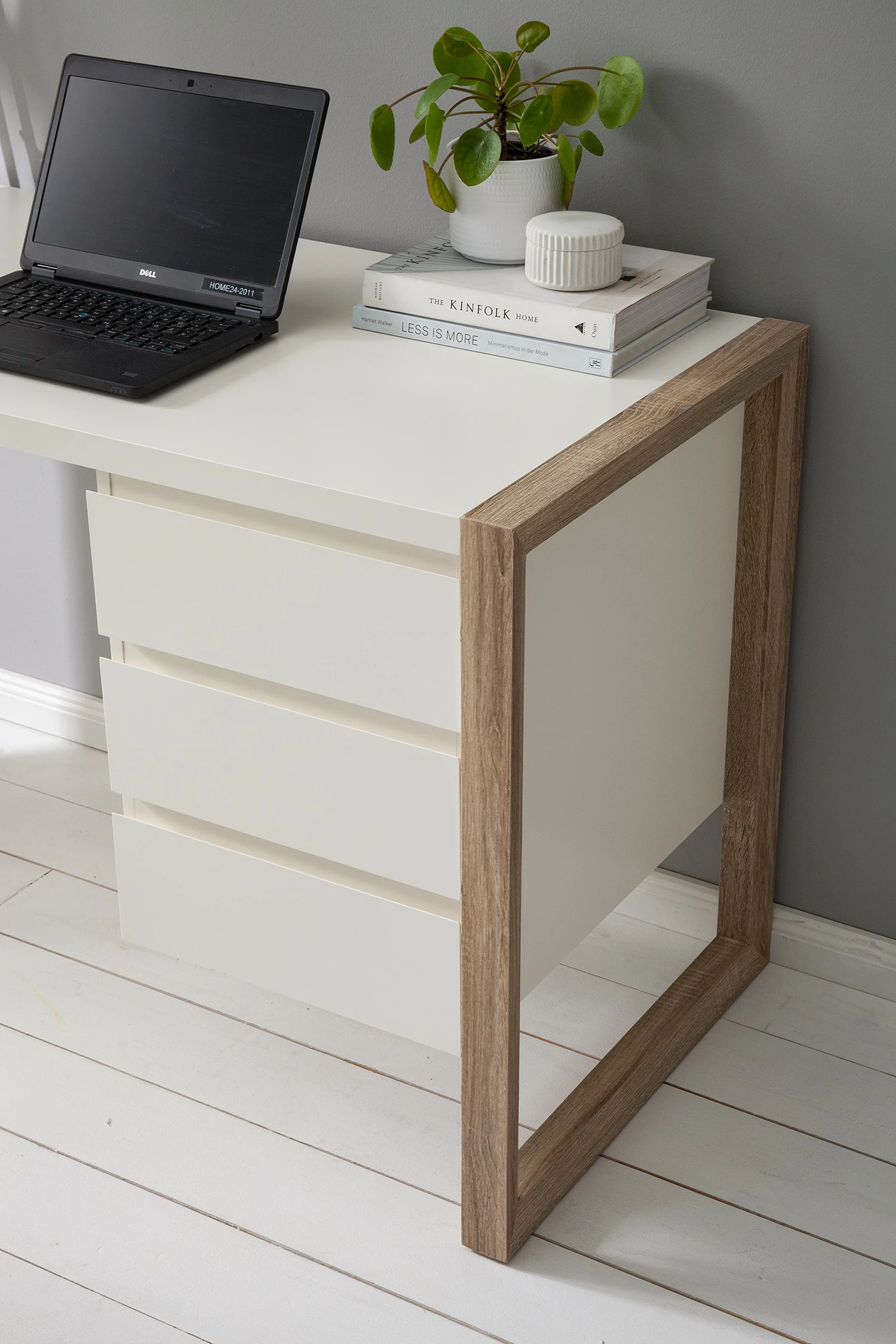 Mørteens Schreibtisch Avusy - Weiß/Eiche Sonoma Dekor 16 Mørteens Schreibtisch Avusy - Weiß/Eiche Sonoma Dekor – Bild 14