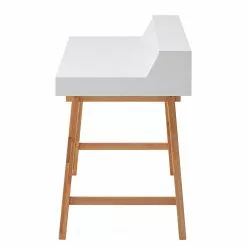 Mørteens Schreibtisch Birkum - Trompetenbaum teilmassiv - Weiß / Trompetenbaum -Büromöbel Verkäufe 1000027351 200702 09552700006 DETAILS P000000001000027351