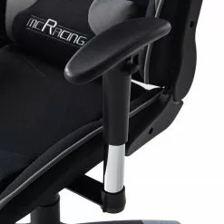Home24office Gaming Chair mcRacing I - Schwarz / Grau -Büromöbel Verkäufe 1000027353 201009 12341600013 DETAILS P000000001000027353