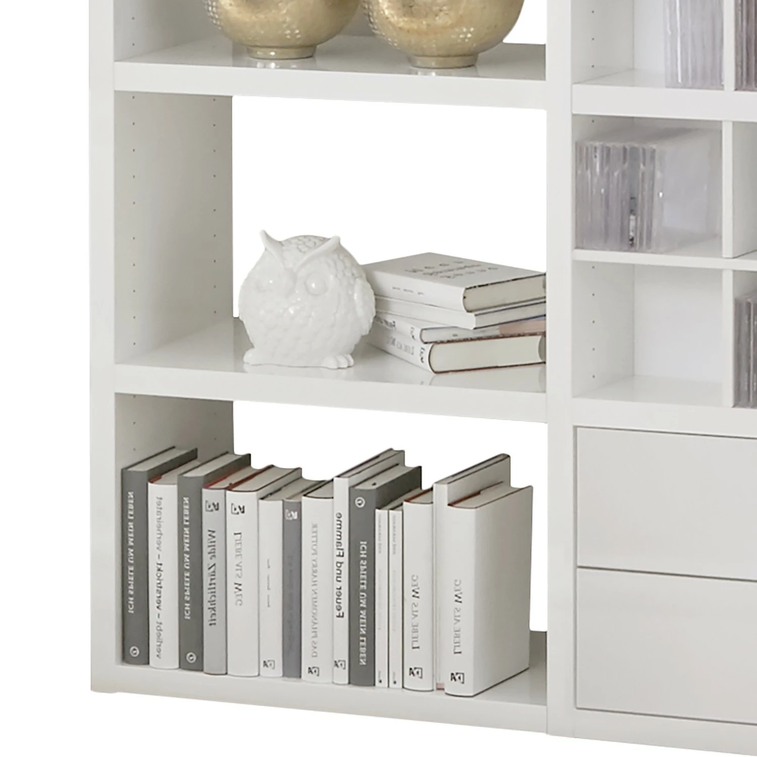 Fredriks Regal Concept V - Hochglanz Weiß 5 Fredriks Regal Concept V - Hochglanz Weiß – Bild 3