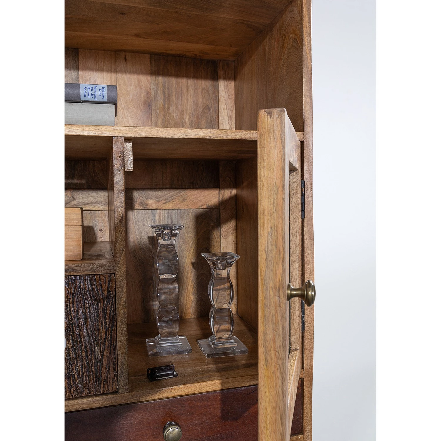 Ars manufacti Regal Curenna I - Mango teilmassiv - Mango / Braun 13 Ars manufacti Regal Curenna I - Mango teilmassiv - Mango / Braun – Bild 11