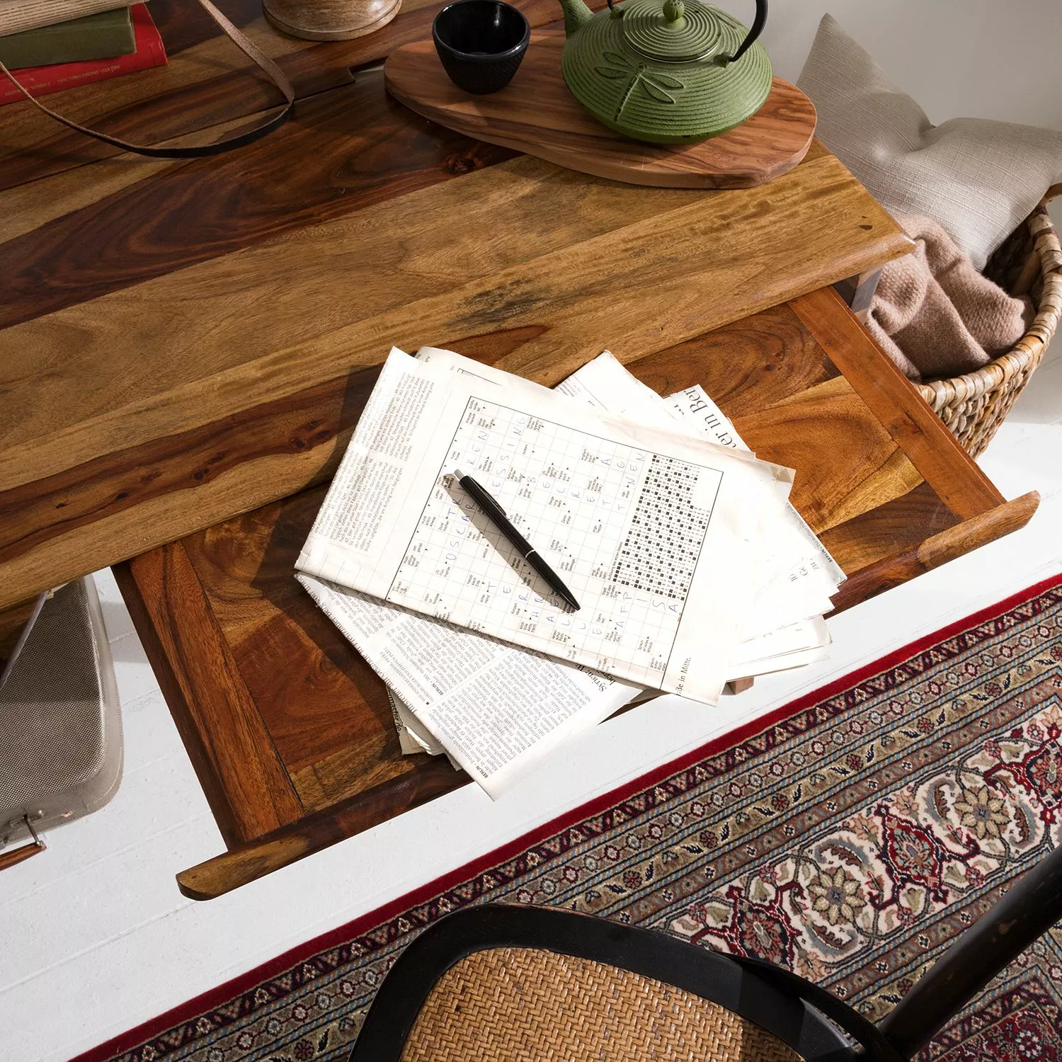 Ars Natura Schreibtisch Cullman - Sheesham massiv 13 Ars Natura Schreibtisch Cullman - Sheesham massiv – Bild 11