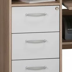 Maja Möbel Computertisch Loel - Eiche Sonoma Dekor / Alpinweiß -Büromöbel Verkäufe 1000057532 211007 142016000034 DETAILS P000000001000057532