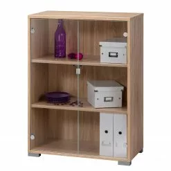 Aktenschrank Merit II - Eiche Sonoma Dekor / Klarglas -Büromöbel Verkäufe 1000057554 180810 13190522 GALLERYIMAGES P000000001000057554