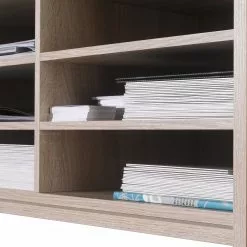 Maja Möbel Bürosparset Merit V (10-teilig) - Eiche Sonoma Dekor / Hochglanz Grau -Büromöbel Verkäufe 1000057608 180810 13191099 GALLERYIMAGES P000000001000057608