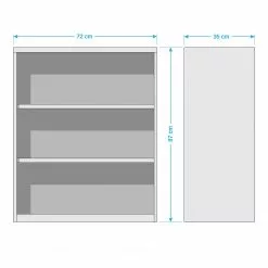 Maja Möbel Regal Fani II - Weiß 10 Maja Möbel Regal Fani II - Weiß -Büromöbel Verkäufe 1000057763 180706 08074018 GALLERYIMAGES P000000001000057763