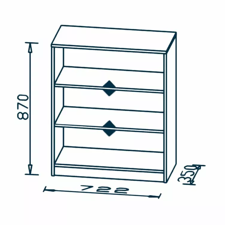 Maja Möbel Regal Fani II - Weiß 7 Maja Möbel Regal Fani II - Weiß – Bild 5