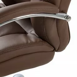 Home24office Chefsessel Director II - Kunstleder / Kunststoff - Cappuccino / Silber -Büromöbel Verkäufe 1000064391 200701 11452100043 DETAILS P000000001000064391