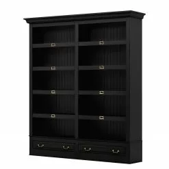 Maison Belfort Bücherregal Azjana I - Schwarz