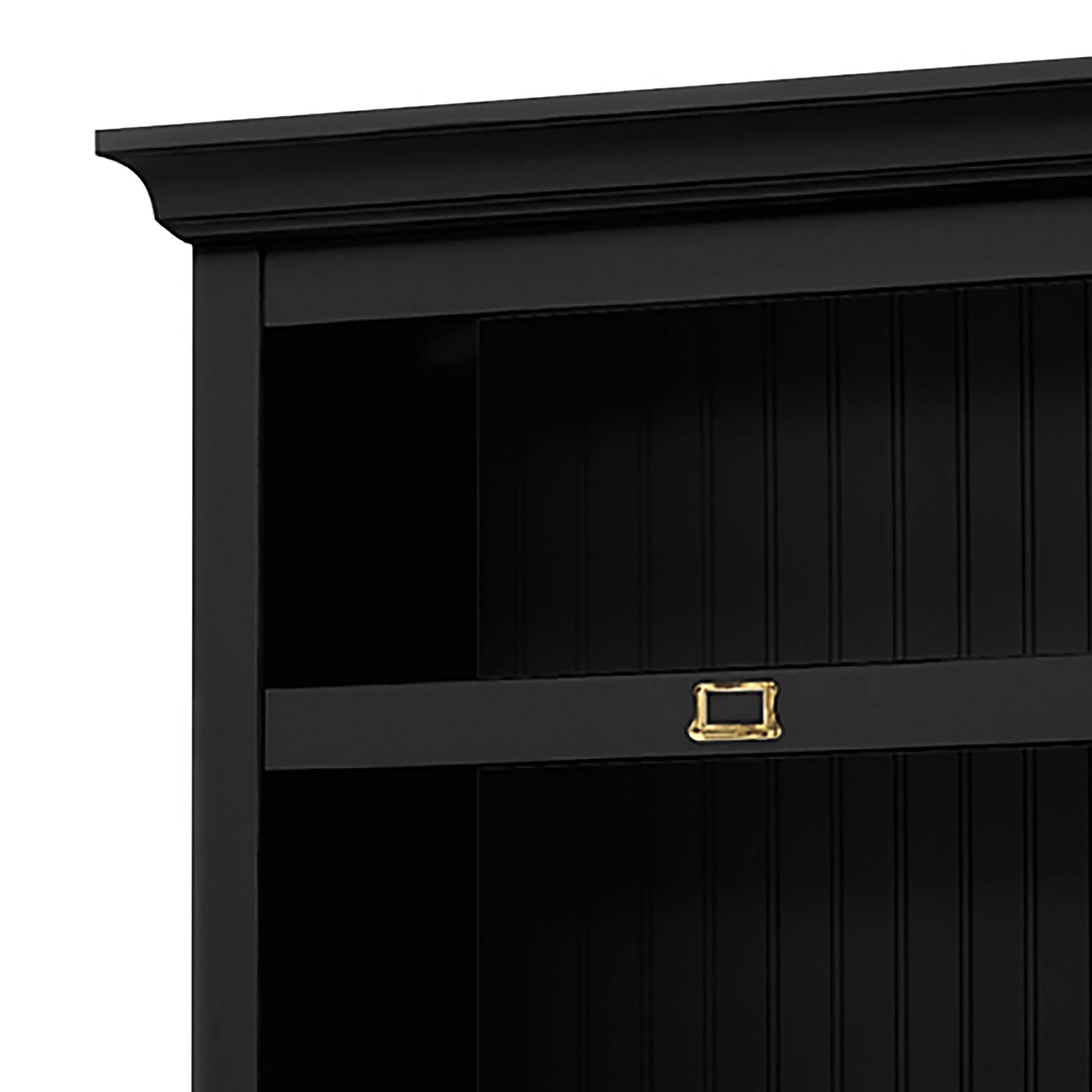 Maison Belfort Bücherregal Azjana I - Schwarz 4 Maison Belfort Bücherregal Azjana I - Schwarz – Bild 2