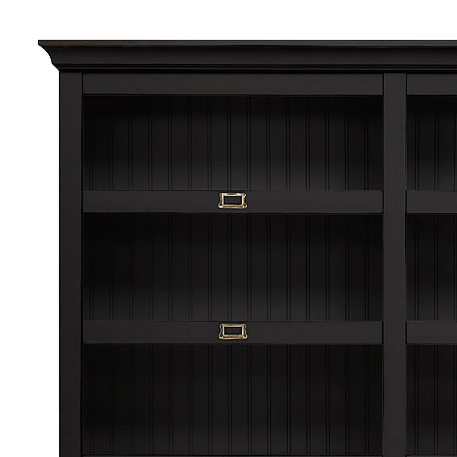 Maison Belfort Bücherregal Azjana I - Schwarz 6 Maison Belfort Bücherregal Azjana I - Schwarz – Bild 4