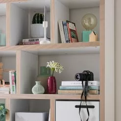 Temahome Regal Berlin - Weiß / Hellbraun - 150 x 198 cm -Büromöbel Verkäufe 1000094984 190215 10314100002 GALLERYIMAGES P000000001000094984