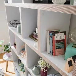 Temahome Regal Berlin - Weiß / Hellbraun - 150 x 198 cm -Büromöbel Verkäufe 1000094984 190215 10314100005 GALLERYIMAGES P000000001000094984