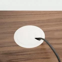 Temahome Schreibtisch Volga - Weiß / Walnuss -Büromöbel Verkäufe 1000094989 180712 10470159 GALLERYIMAGES P000000001000094989