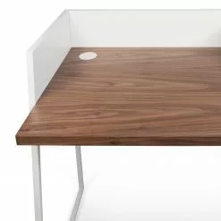 Temahome Schreibtisch Volga - Weiß / Walnuss -Büromöbel Verkäufe 1000094989 180712 10470160 GALLERYIMAGES P000000001000094989