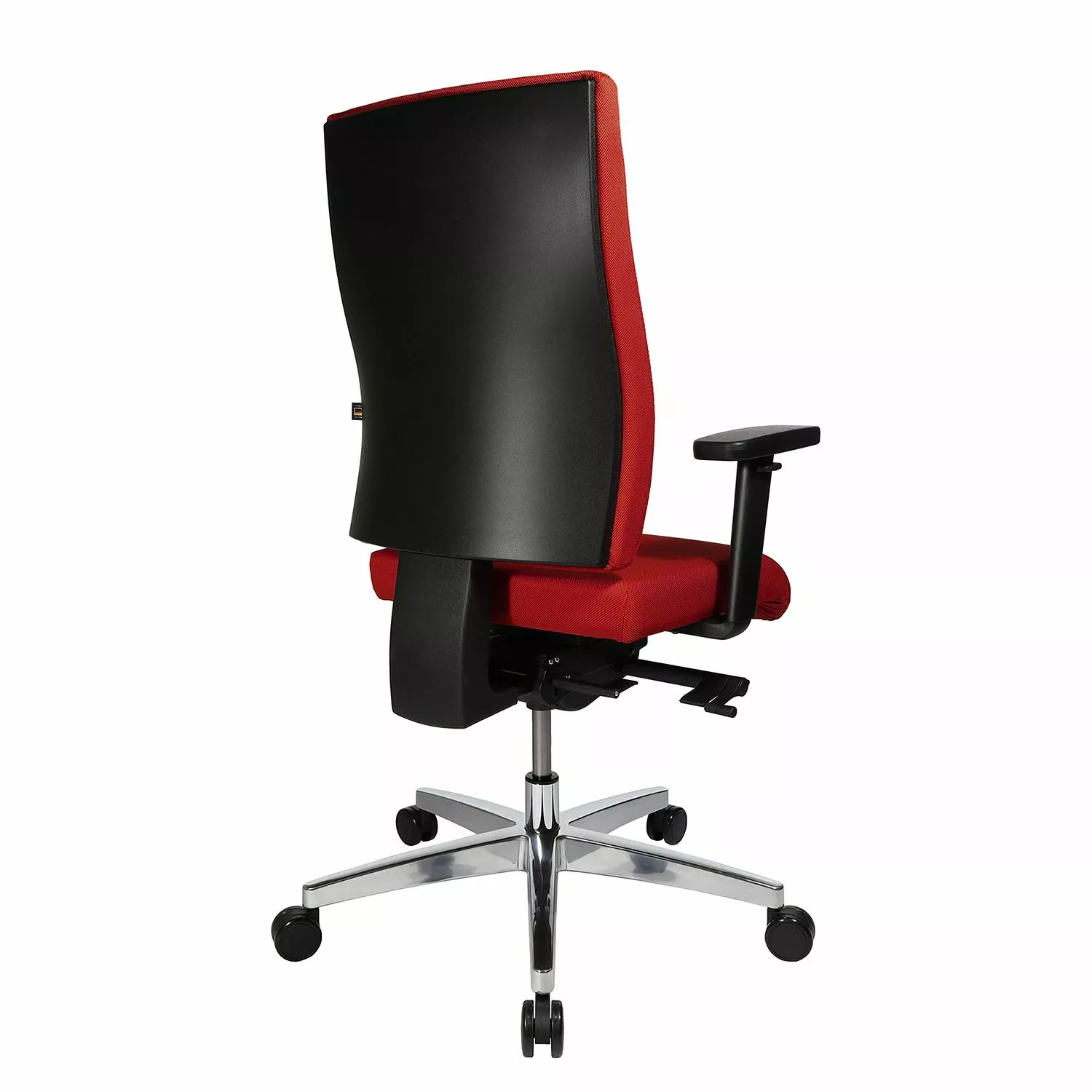 Topstar Bürodrehstuhl Profi Star 15 - Webstoff / Aluminium - Rot 7 Topstar Bürodrehstuhl Profi Star 15 - Webstoff / Aluminium - Rot – Bild 5