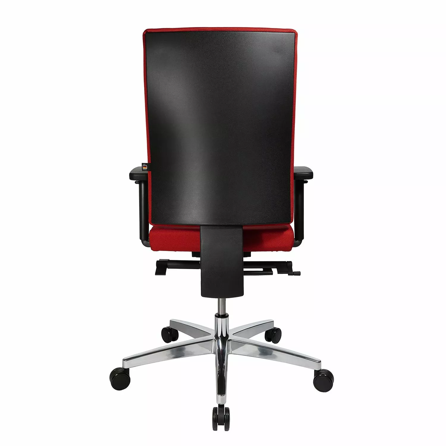 Topstar Bürodrehstuhl Profi Star 15 - Webstoff / Aluminium - Rot 8 Topstar Bürodrehstuhl Profi Star 15 - Webstoff / Aluminium - Rot – Bild 6