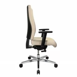 Topstar Bürodrehstuhl Profi Star 15 - Webstoff / Aluminium - Beige -Büromöbel Verkäufe 1000096418 190208 08090500054 GALLERYIMAGES P000000001000096418