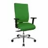 Topstar Bürodrehstuhl Profi Star 15 - Webstoff / Aluminium - Grün -Büromöbel Verkäufe 1000096419 190701 08242800005 IMAGE P000000001000096419
