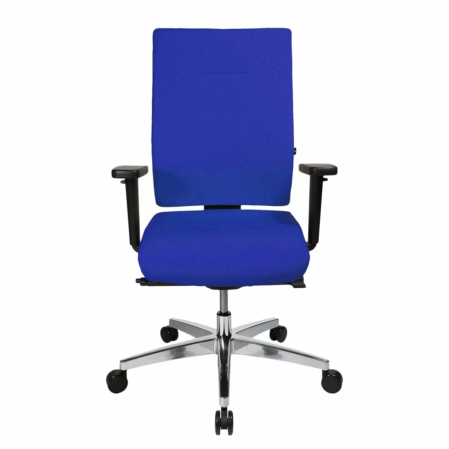 Topstar Bürodrehstuhl Profi Star 15 - Webstoff / Aluminium - Blau 3 Topstar Bürodrehstuhl Profi Star 15 - Webstoff / Aluminium - Blau