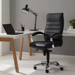 Topstar Chefsessel TD Luxe - Echtleder / Metall - Schwarz / Chrom -Büromöbel Verkäufe 1000096490 200819 06100600011 MOOD DETAILS P000000001000096490 mood