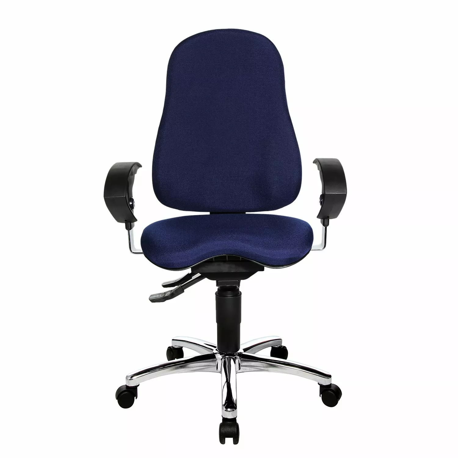 Topstar Bürodrehstuhl Sitness 10 - Kunstfaser / Metall - Blau / Chrom 5 Topstar Bürodrehstuhl Sitness 10 - Kunstfaser / Metall - Blau / Chrom – Bild 3