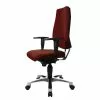 Topstar Bürodrehstuhl Sitness 30 - Kunstfaser / Aluminium - Bordeaux / Schwarz