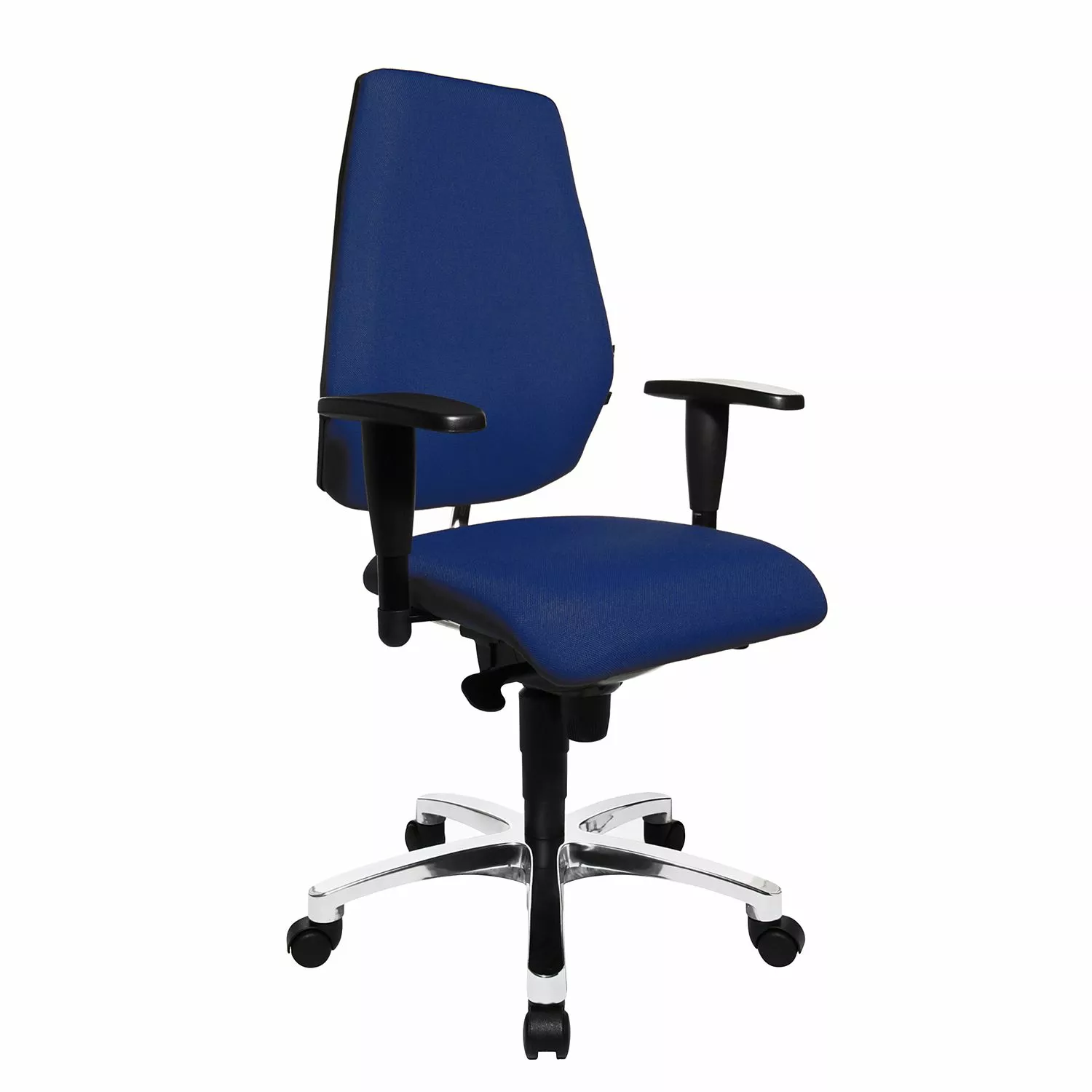 Topstar Bürodrehstuhl Sitness 30 - Kunstfaser / Aluminium - Royalblau / Schwarz 7 Topstar Bürodrehstuhl Sitness 30 - Kunstfaser / Aluminium - Royalblau / Schwarz – Bild 5