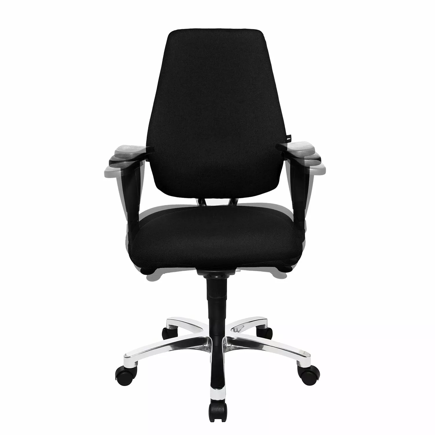 Topstar Bürodrehstuhl Sitness 30 - Kunstfaser / Aluminium - Schwarz / Silber 9 Topstar Bürodrehstuhl Sitness 30 - Kunstfaser / Aluminium - Schwarz / Silber – Bild 7