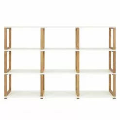 Tenzo Regal Art II - Eiche teilmassiv - Weiß - 9 -Büromöbel Verkäufe 1000097679 200527 07384000228 DETAILS P000000001000097679