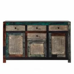 Wolf-Möbel Sideboard Goa II - Akazie / Mango teilmassiv - Mehrfarbig -Büromöbel Verkäufe 1000104047 191024 17483500016 DETAILS P000000001000104047