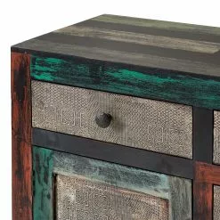 Wolf-Möbel Sideboard Goa II - Akazie / Mango teilmassiv - Mehrfarbig -Büromöbel Verkäufe 1000104047 191024 17483600019 DETAILS P000000001000104047