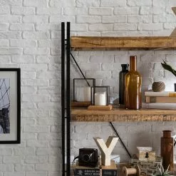 Wolf-Möbel Regal Iron I - Mango massiv / Eisen -Büromöbel Verkäufe 1000104113 191024 17544300017 MOOD DETAILS P000000001000104113 mood