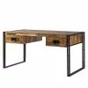 Wolf-Möbel Schreibtisch Iron - Mango massiv / Eisen - Mango / Schwarz -Büromöbel Verkäufe 1000104116 190927 13342300048 IMAGE P000000001000104116