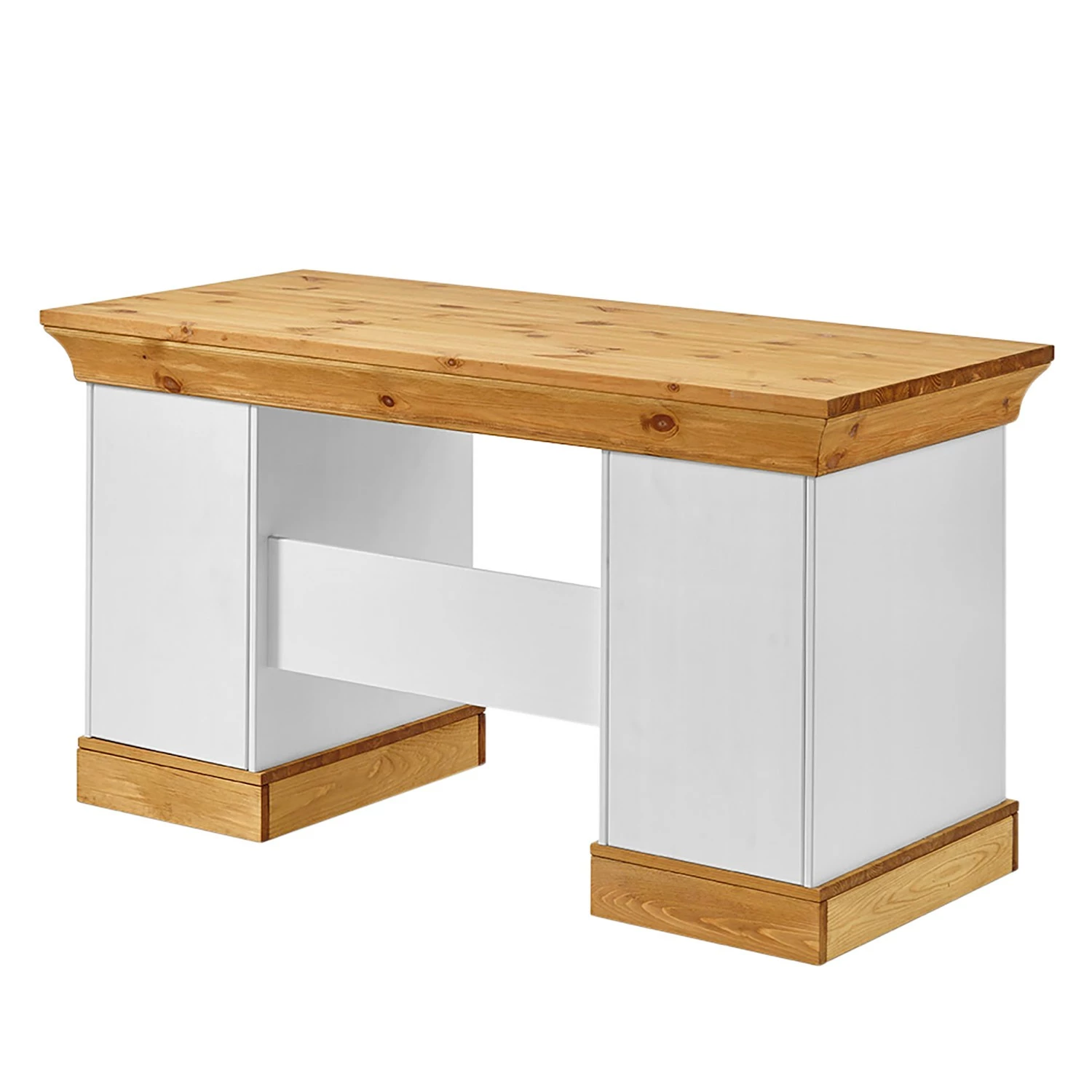 Maison Belfort Schreibtisch Bergen - Kiefer Weiß / Kiefer Laugenfarbig 7 Maison Belfort Schreibtisch Bergen - Kiefer Weiß / Kiefer Laugenfarbig – Bild 5