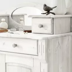 Maison Belfort Vertiko Narva - Kiefer Weiß -Büromöbel Verkäufe 1000104519 210223 10290300485 DETAILS P000000001000104519