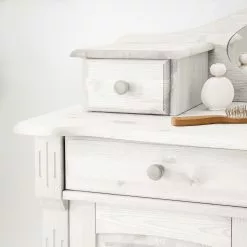 Maison Belfort Vertiko Narva - Kiefer Weiß -Büromöbel Verkäufe 1000104519 210223 10290300486 DETAILS P000000001000104519