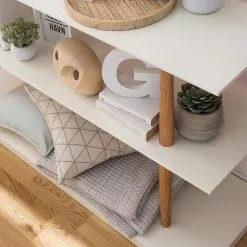 Mørteens Regal Lindholm IV - Weiß - 120 x 72 cm -Büromöbel Verkäufe 1000110750 190924 12493900008 DETAILS P000000001000110750