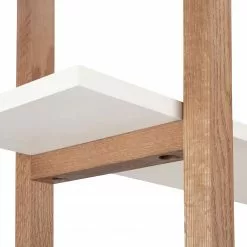 Mørteens Bücherregal Store I - Eiche teilmassiv - Weiß / Eiche -Büromöbel Verkäufe 1000113301 180905 07483205 GALLERYIMAGES P000000001000113301