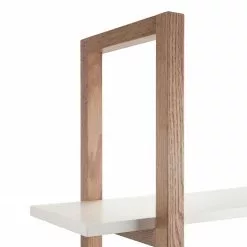 Mørteens Bücherregal Store I - Eiche teilmassiv - Weiß / Eiche -Büromöbel Verkäufe 1000113301 180905 07483206 GALLERYIMAGES P000000001000113301