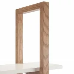 Mørteens Bücherregal Store I - Eiche teilmassiv - Weiß / Eiche -Büromöbel Verkäufe 1000113301 180905 07483207 GALLERYIMAGES P000000001000113301