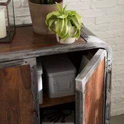 Ars manufacti Sideboard Wharton II - Akazie teilmassiv / Stahl -Büromöbel Verkäufe 1000114890 200402 18281800110 DETAILS P000000001000114890