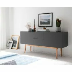 Mørteens Sideboard Lindholm III - Grau -Büromöbel Verkäufe 1000119257 190214 13124600008 MOOD GALLERYIMAGES P000000001000119257 mood