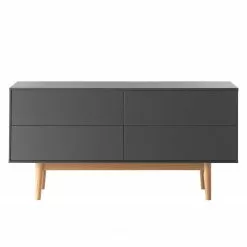Mørteens Sideboard Lindholm V - Eiche teilmassiv - Grau / Eiche 18 Mørteens Sideboard Lindholm V - Eiche teilmassiv - Grau / Eiche -Büromöbel Verkäufe 1000119258 190206 08381800009 GALLERYIMAGES P000000001000119258
