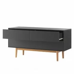 Mørteens Sideboard Lindholm V - Eiche teilmassiv - Grau / Eiche 21 Mørteens Sideboard Lindholm V - Eiche teilmassiv - Grau / Eiche -Büromöbel Verkäufe 1000119258 190206 08381800012 GALLERYIMAGES P000000001000119258
