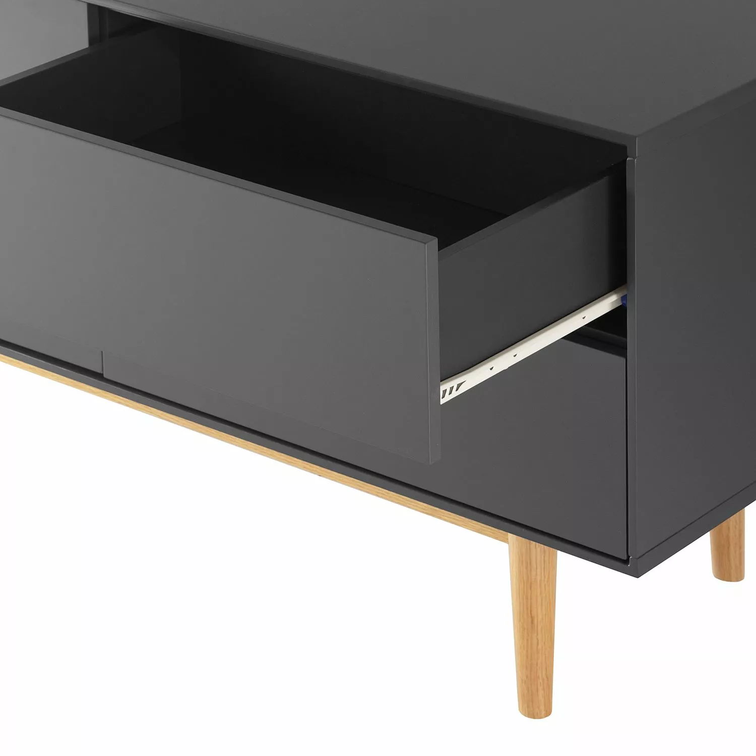 Mørteens Sideboard Lindholm V - Eiche teilmassiv - Grau / Eiche 12 Mørteens Sideboard Lindholm V - Eiche teilmassiv - Grau / Eiche – Bild 10