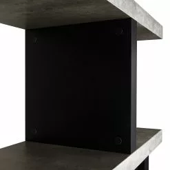 Temahome Regal Detroit - Beton Dekor / Schwarz - Höhe: 172 cm -Büromöbel Verkäufe 1000119829 201016 13245900250 DETAILS P000000001000119829
